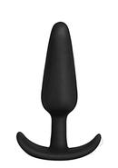In A Bag Silicone Anal Plug 3in - Black